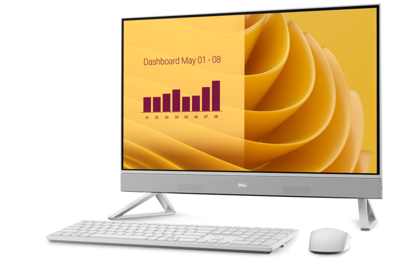 Dell 27 All-in-One EC27250 | Desktop | AIO | 27 " | Intel Core 7 | 150U | 16 GB | DDR5 | 1000 GB | Intel Integrated Graphics | English | Windows 11 Pro | Warranty 36 month(s)