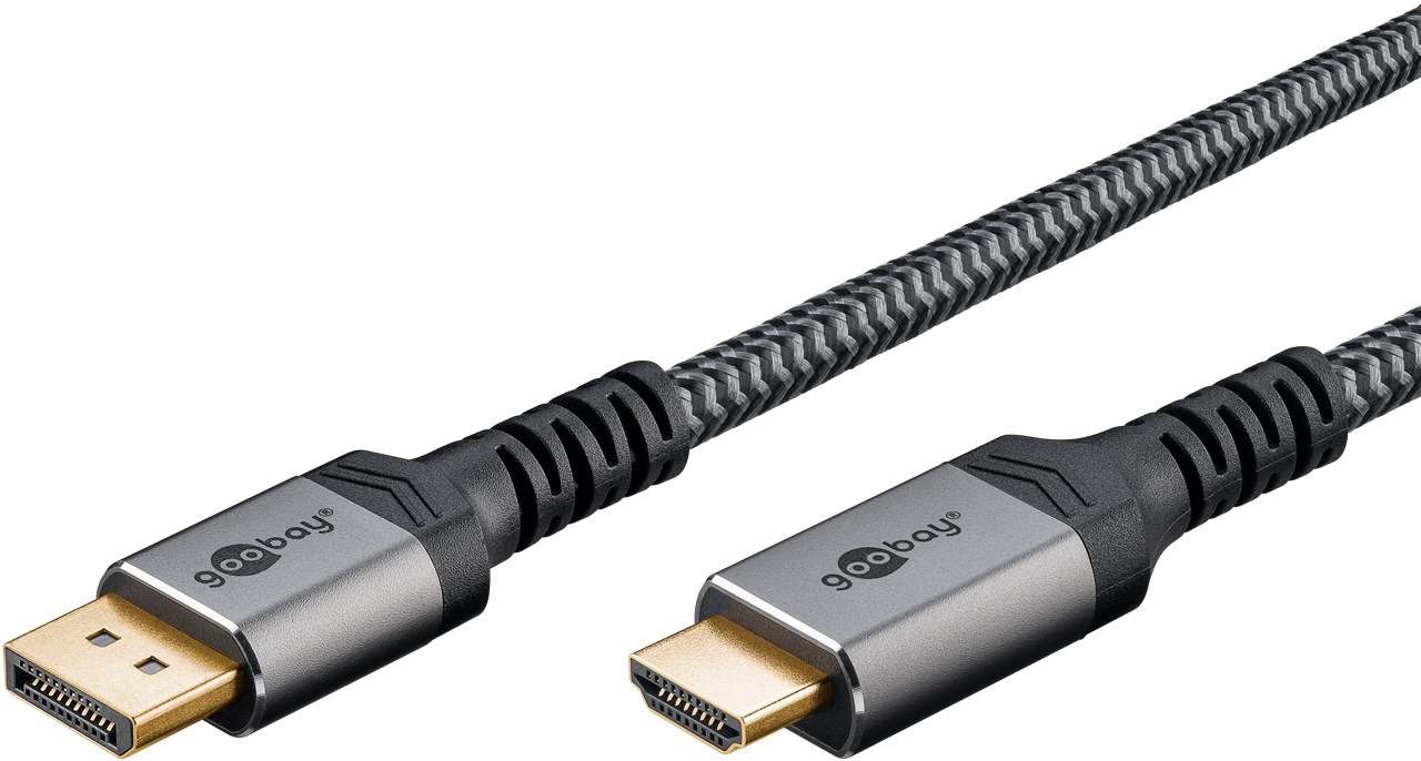 Goobay DisplayPort to HDMI Cable | 65268 | DisplayPort to HDMI
