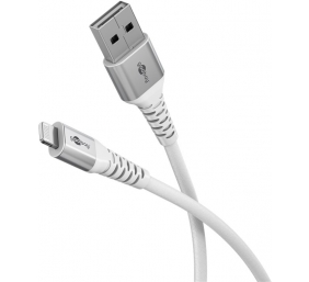 Goobay Lightning USB-A Supersoft Textile Cable with Metal Plugs | 74511