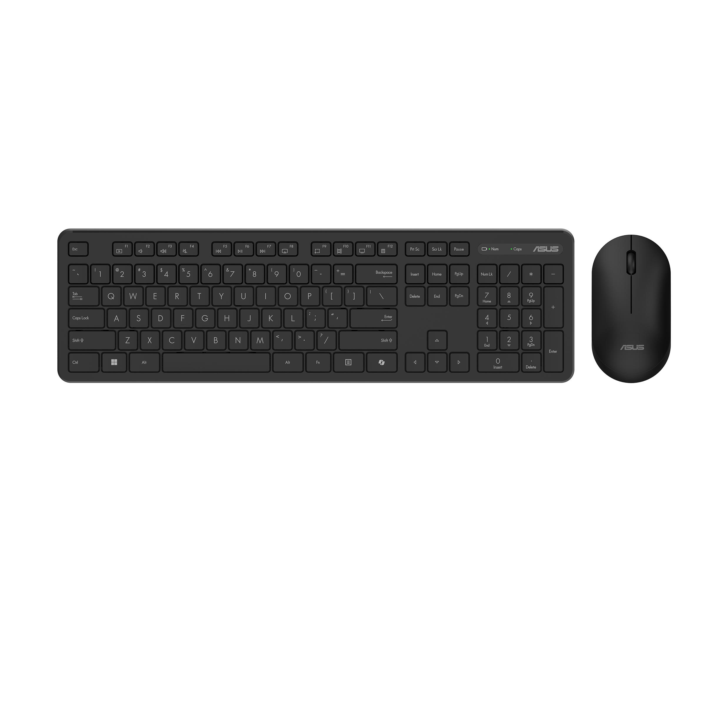 Asus CW100 | Keyboard and Mouse Set | Wireless | Estonian | Black | RF 2.4GHz