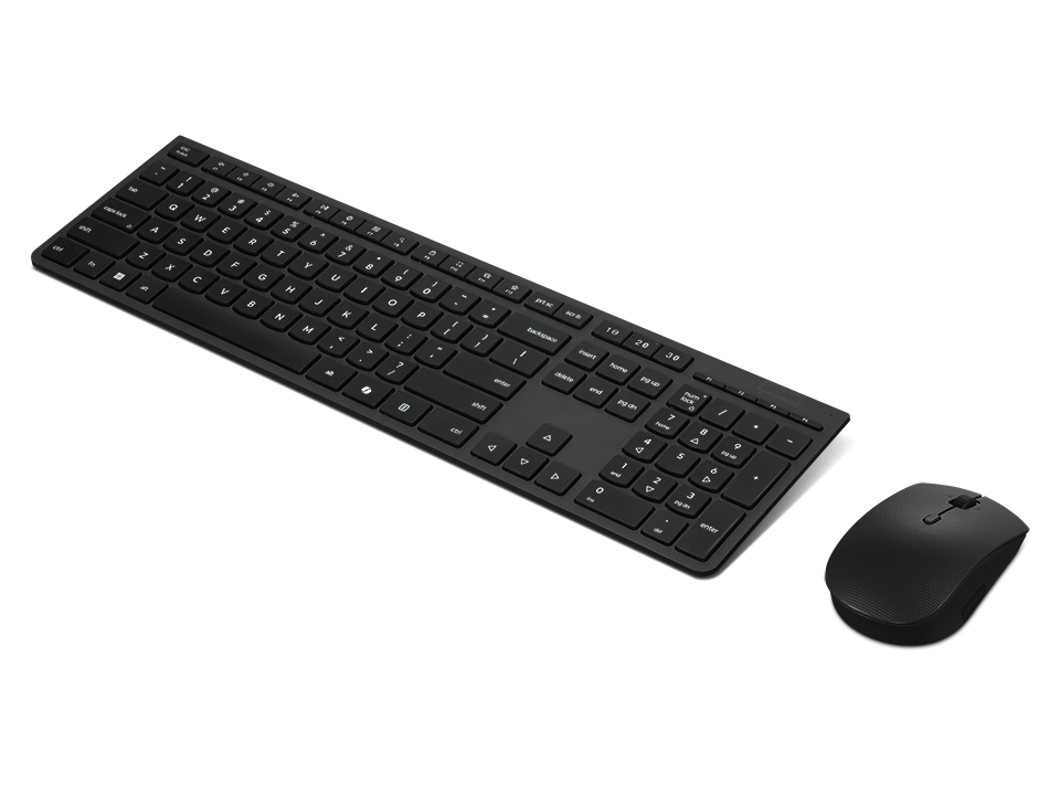 Lenovo Professional Wireless Rechargeable Combo Keyboard and Mouse | Keyboard and Mouse Set | Wireless | Mouse included | Lithuanian | Bluetooth | Grey