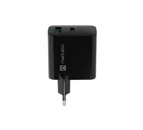 Natec Ribera USB Charger, 1x USB-A, 1x USB-C, 45 W | NUC-2143