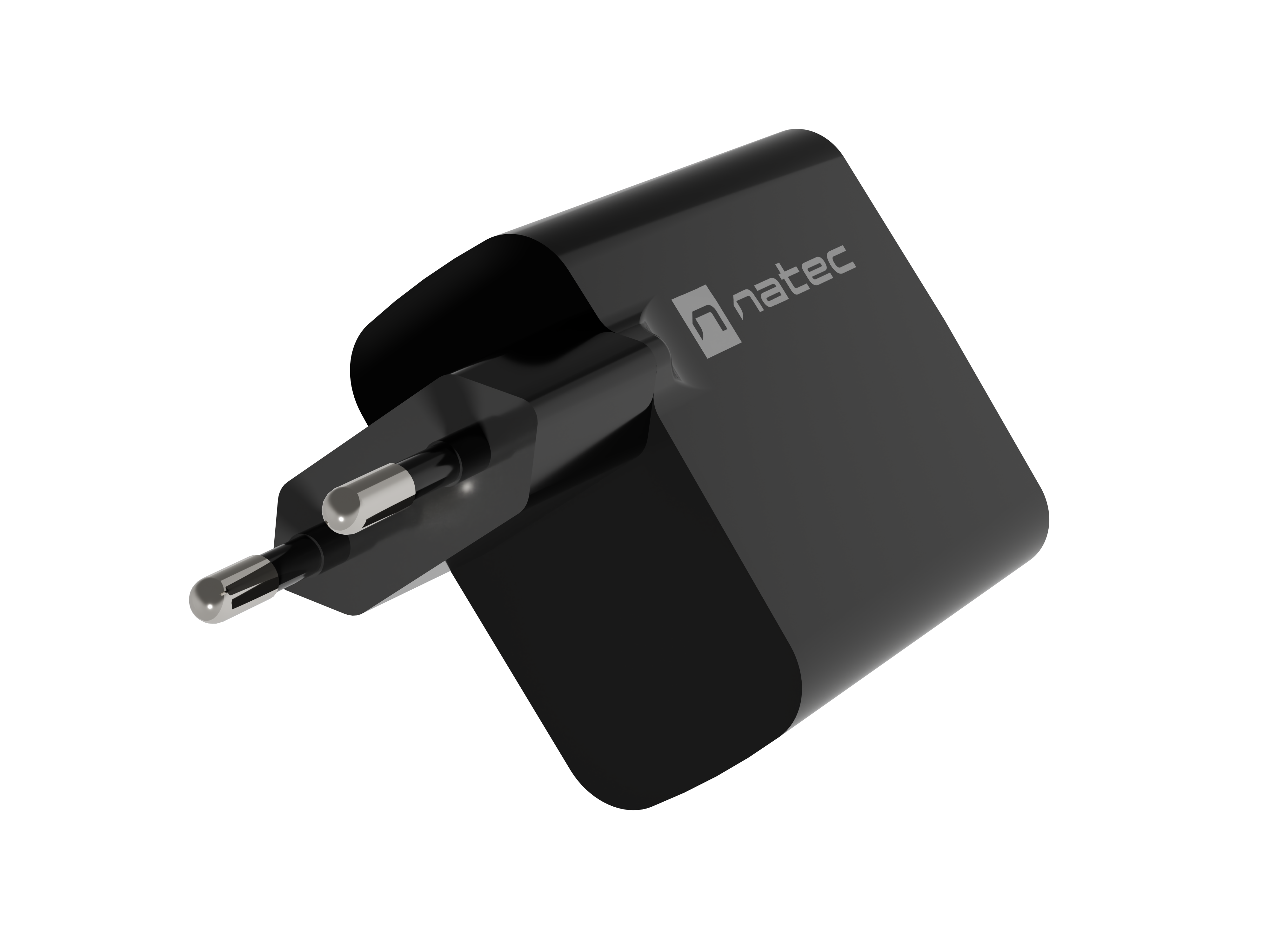 Natec Ribera USB Charger, 1x USB-A, 1x USB-C, 65W | NUC-2145