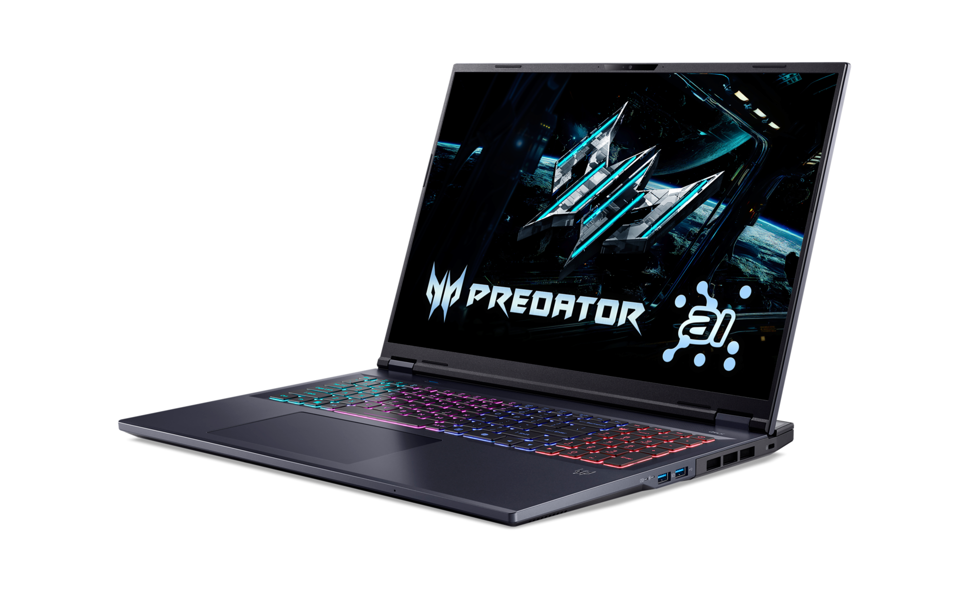 Acer | Predator Helios Neo 18 AI PHN18-72-75PV | Abyssal Black | 18 " | IPS | WQXGA | 2560 x 1600 pixels | Intel Core Ultra 7 | 255HX | 32 GB | DDR5 | Solid-state drive capacity 1000 GB | NVIDIA GeForce RTX 5060 | GDDR7 | 8 GB | Windows 11 Home | 802.11ax