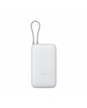 Xiaomi 22.5W Išorinė baterija (Power Bank) 20000mAh, integruotas kabelis, Light Gray