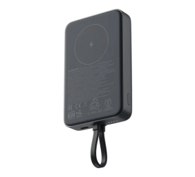 Xiaomi 33W Magnetic Išorinė baterija (Power Bank) 10000mAh, integruotas kabelis, Pilka