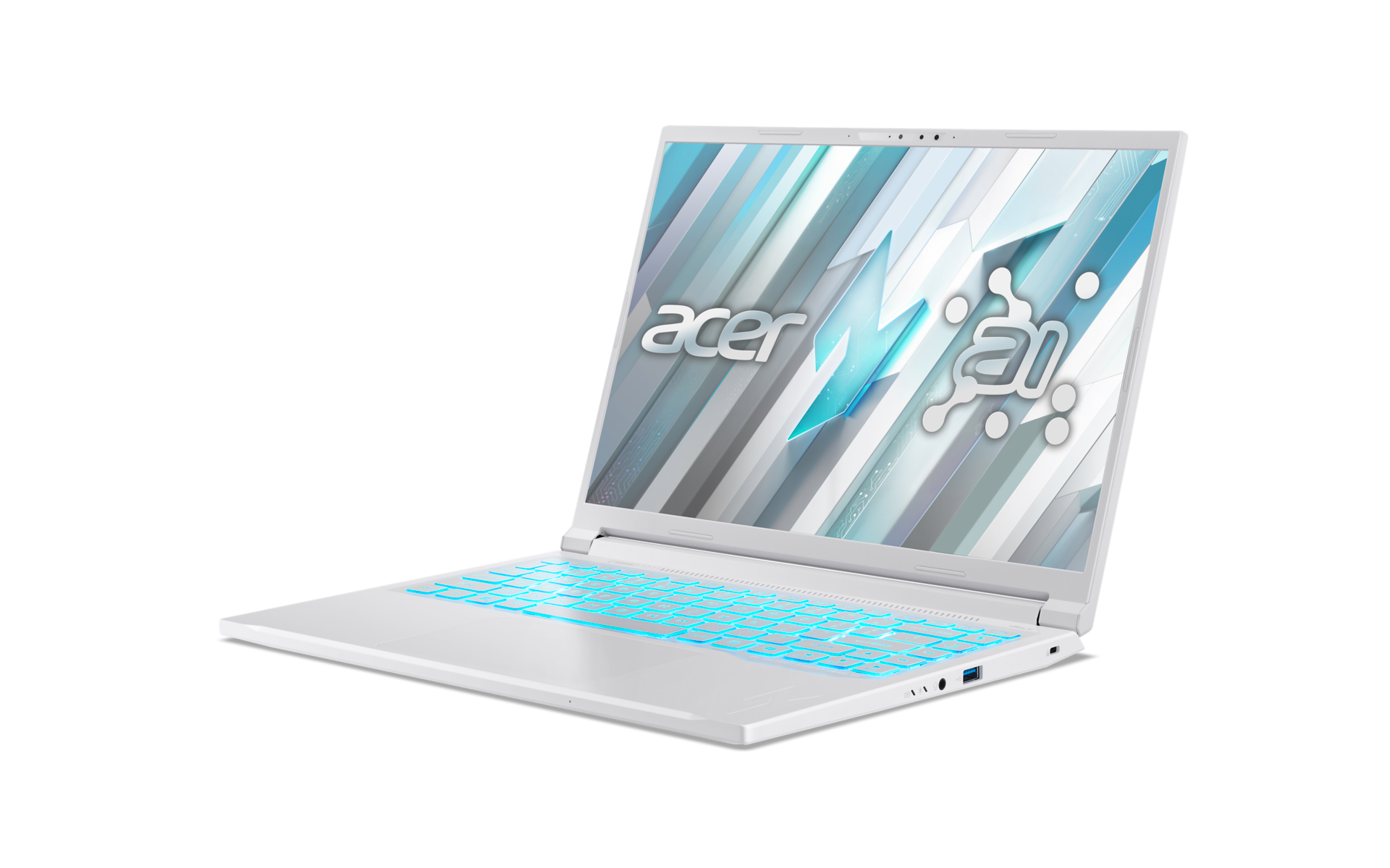 Acer | Nitro V14 ANV14-62-R419 | Pearl White | 14.5 " | IPS | WQXGA | 2560 x 1600 pixels | AMD Ryzen AI 5 | 340 | 16 GB | DDR5 | Solid-state drive capacity 1000 GB | NVIDIA GeForce RTX 5060 | GDDR7 | 8 GB | Windows 11 Pro | 802.11ax | Bluetooth version 5.