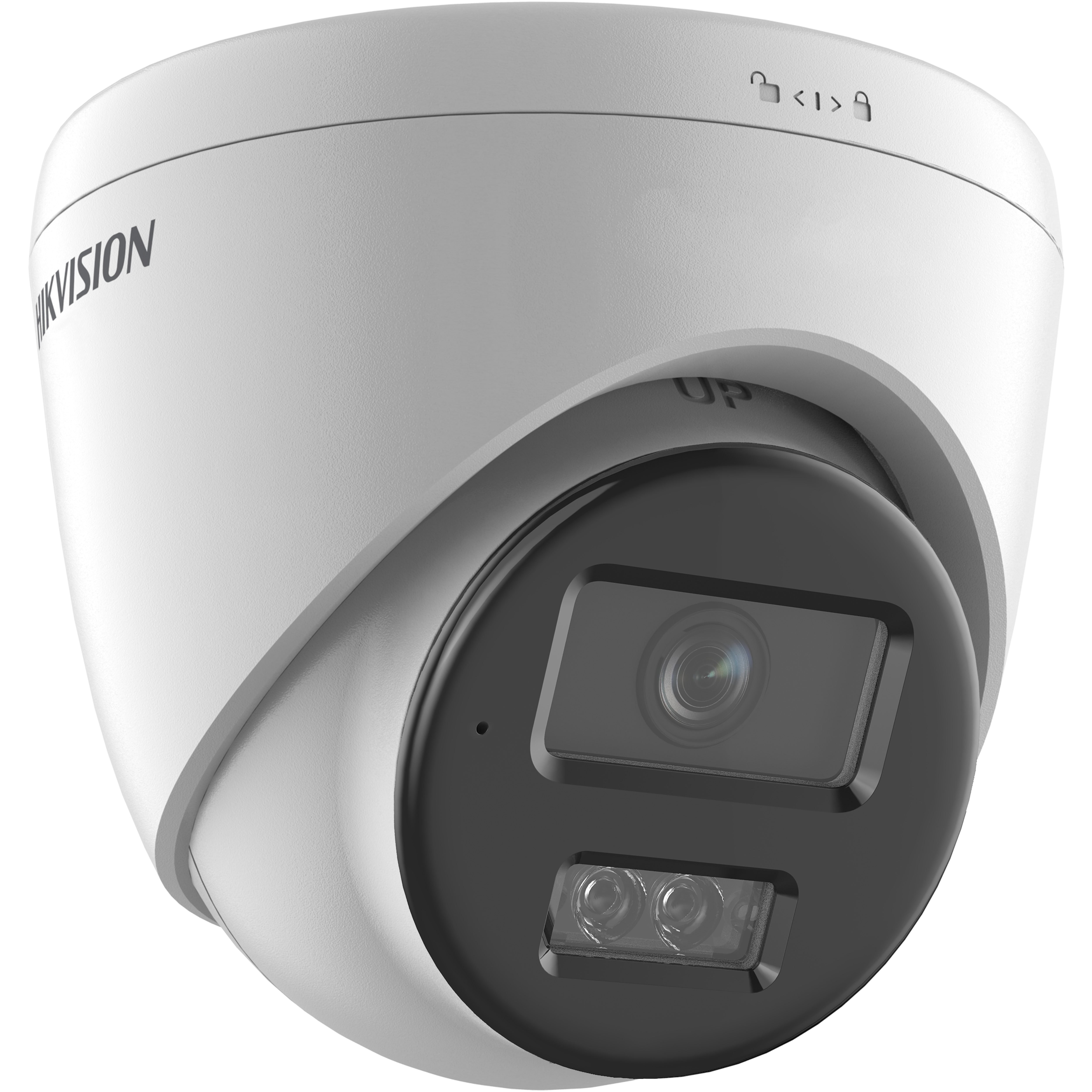 Hikvision 6 MP Smart Hybrid Light Fixed Turret Network Camera | DS-2CD1363G2-LIU | Dome | 6 MP | 2.8mm/4mm | IP67 | H.265+ | microSD/microSDHC/microSDXC card, up to 256 GB