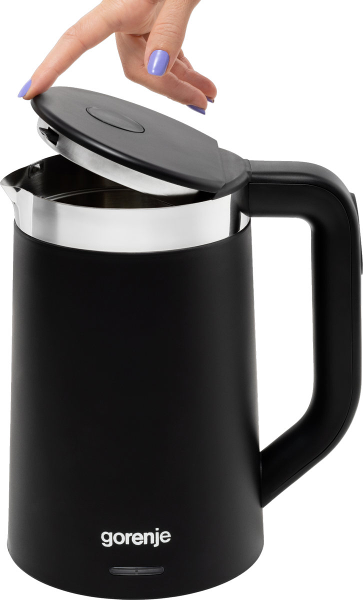Gorenje Kettle | K17TRDW | Electric | 2200 W | 1.7 L | Plastic/Metal | 360° rotational base | Black