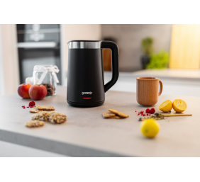 Gorenje Kettle | K17TRDW | Electric | 2200 W | 1.7 L | Plastic/Metal | 360° rotational base | Black