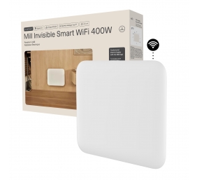Mill Invisible Smart WiFi Heater | PA400WIFI4 | Panel Heater | 400 W | Suitable for rooms up to 4-6 m² | White | IPX4
