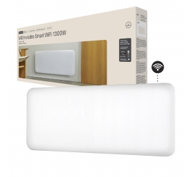 Mill Invisible Smart WiFi Heater | PA1300WIFI4 | Panel Heater | 1300 W | Suitable for rooms up to 15-19 m² | White | IPX4