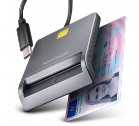 AXAGON USB-C Smart Card FlatReader | CRE-SM3TC
