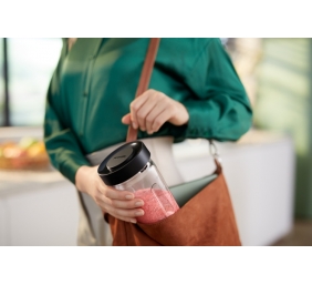 Philips Flip&amp;Juice HR3770/10 Kokteilinė su sulčiaspaudės funkcija, 2 L, 1500 W, Juoda/Vario