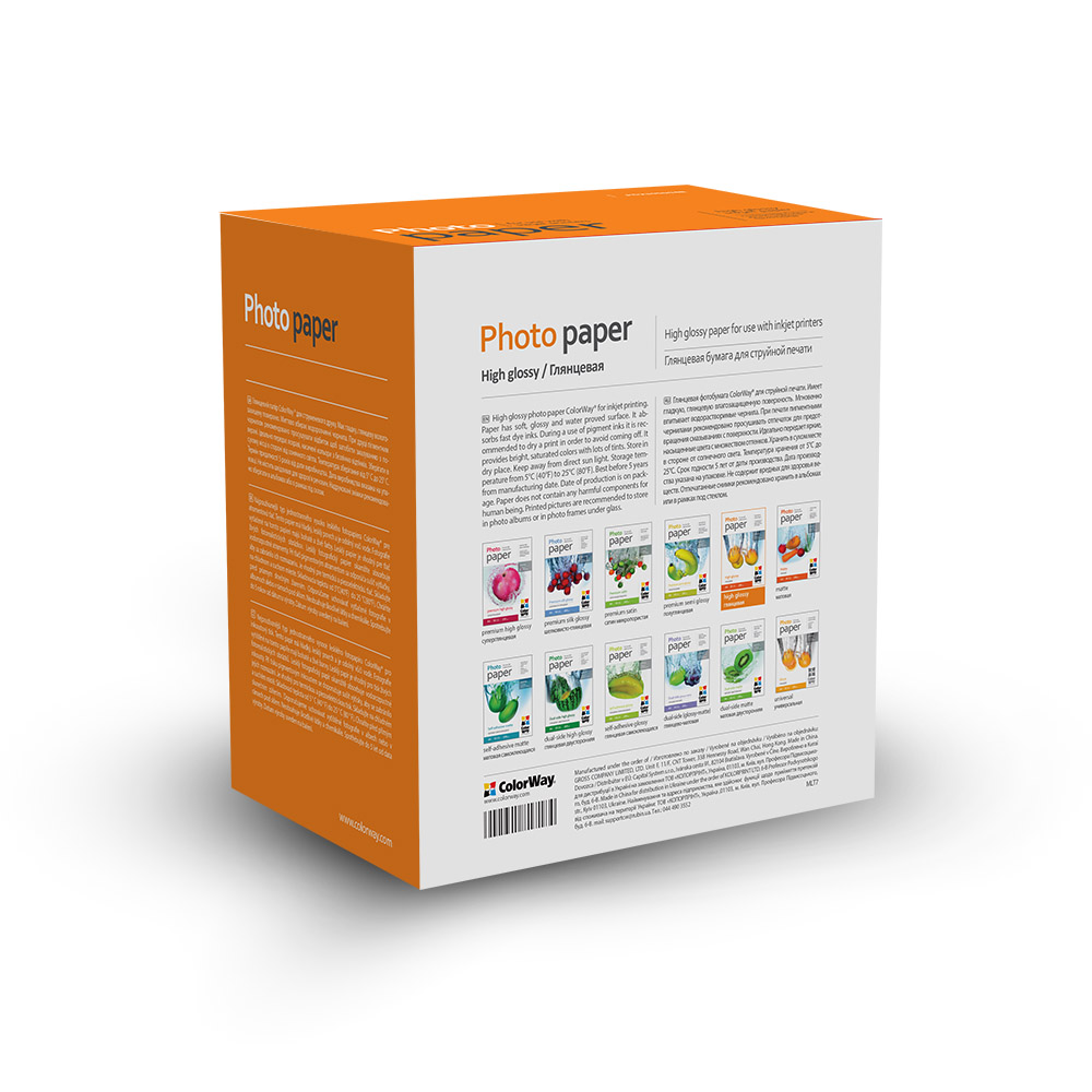 ColorWay Photo Paper, 500 sheets | High Glossy | 200 g/m² | 10x15