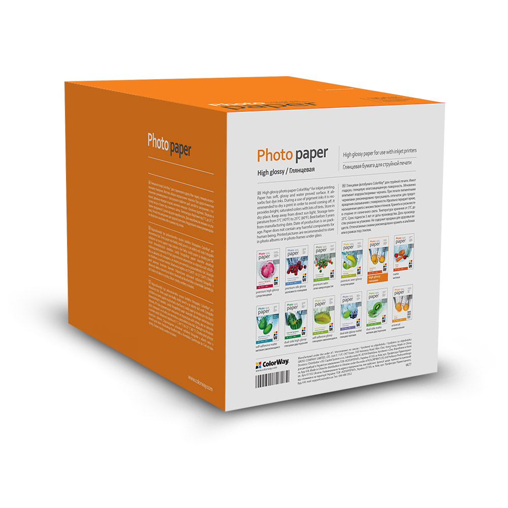 ColorWay Photo Paper, 1000 sheets | High Glossy | 230 g/m² | 10x15