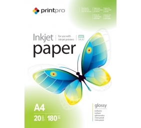 ColorWay PrintPro Photo Paper, 20 sheets | High Glossy | 180 g/m² | A4
