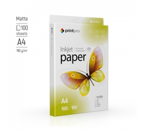 ColorWay PrintPro Photo Paper, 100 sheets | 190 g/m² | A4 | Matte