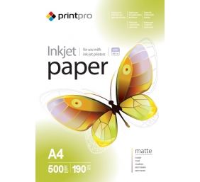 ColorWay PrintPro Photo Paper, 500 sheets | 190 g/m² | A4 | Matte