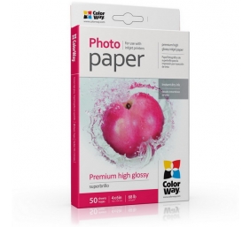 ColorWay Photo Paper, 50 sheets | 255 g/m² | 10x15 | Premium High Glossy