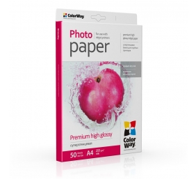 ColorWay Photo Paper, 50 sheets | Premium High Glossy | 255 g/m² | A4