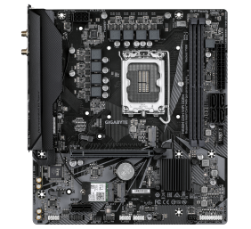 Gigabyte H610M D3H WIFI DDR4 | Processor family Intel | Processor socket LGA1700 | Supported hard disk drive interfaces SATA, M.2 | Number of SATA connectors 4