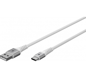 Goobay | USB-C to USB-A Supersoft Textile Cable with Metal Plugs | 74531