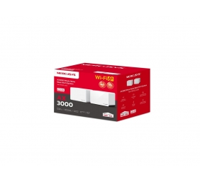 Mercusys AX3000 Whole Home Mesh WiFi 6 System | Halo H85X (2-pack) | 802.11ax | Mesh Support Yes | MU-MiMO No | No mobile broadband