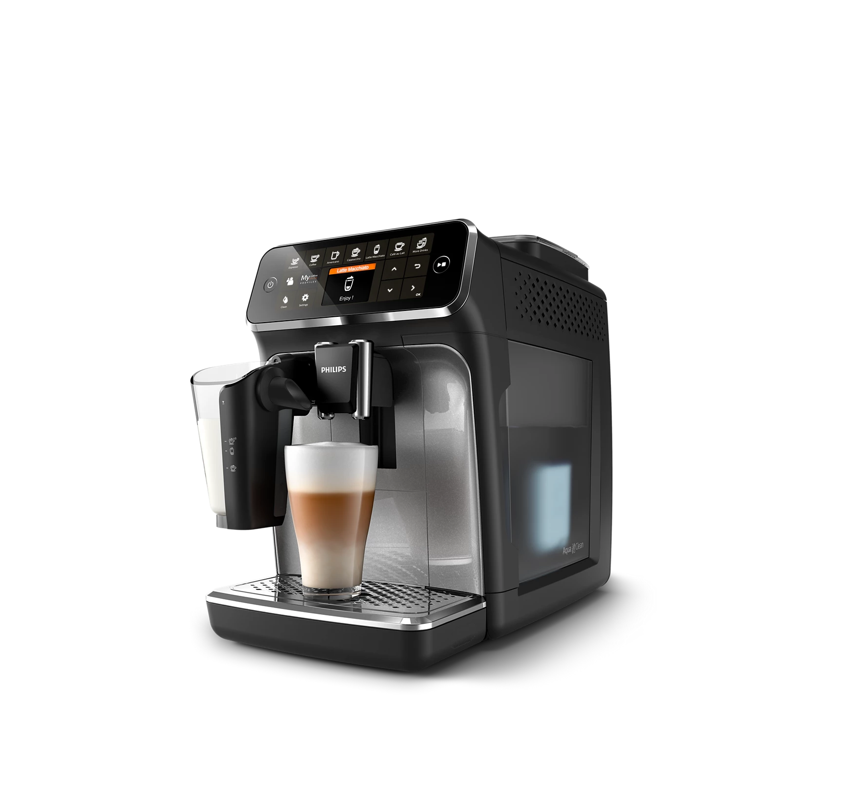 Philips Coffee maker | EP4346/71	4300 Series | Pump pressure 15 bar | Built-in milk frother | Fully Automatic | 1500 W | Black