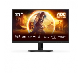 AOC | 27G4HRE | 27 " | Fast IPS | FHD | 16:9 | 200 Hz | 1 ms | 1920 x 1080 pixels | 300 cd/m² | HDMI ports quantity 2 | Black