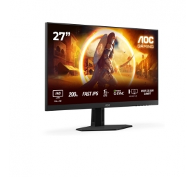 AOC | 27G4HRE | 27 " | Fast IPS | FHD | 16:9 | 200 Hz | 1 ms | 1920 x 1080 pixels | 300 cd/m² | HDMI ports quantity 2 | Black