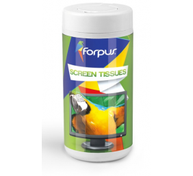 Drėgnos servetėlės ekranų valymui Forpus, (50 vnt.)