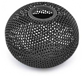Dėžutė sąvaržėlėms Forpus, magnetinė juoda, perforuoto metalo