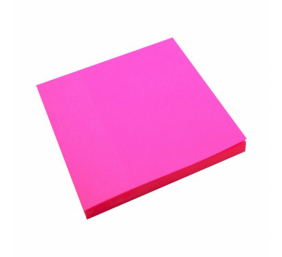 Lipnūs lapeliai Forpus, Neon, 75x75mm, rožiniai (1x80)
