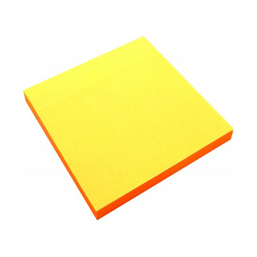 Lipnūs lapeliai Forpus, Neon, 75x75mm, oranžiniai (1x80)