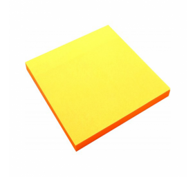 Lipnūs lapeliai Forpus, Neon, 75x75mm, oranžiniai (1x80)