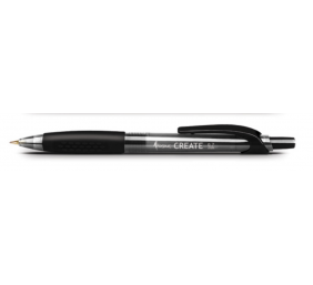 Gelinis rašiklis automatinis Forpus Create, 0.7mm, juodas