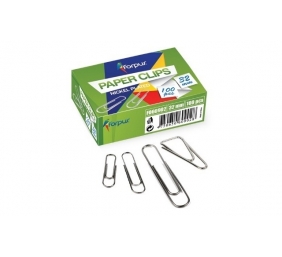 Sąvaržėlės Forpus, balto metalo, 50mm, apvalios, gofruotos (100)