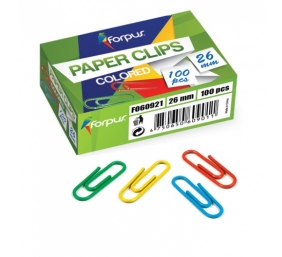 Sąvaržėlės Forpus, spalvotos, 26mm, apvalios (100)