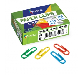 Sąvaržėlės Forpus, spalvotos, 26mm, apvalios (100)