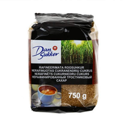 Cukrus Dan Sukker, rudas, cukranendrių, 750 g