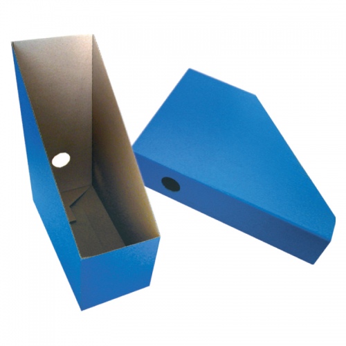 Dėklas vertikalus SMLT, 115x245x300mm, mėlynas, kartoninis, ekologiškas