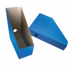 Dėklas vertikalus SMLT, 115x245x300mm, mėlynas, kartoninis, ekologiškas