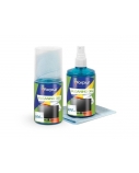Rinkinys ekranų valymui Forpus (skystis 200ml, šluostė)