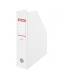 Stovas dokumentams Esselte, 7cm, baltas, PVC, sulankstomas