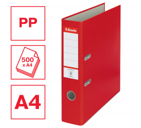 Segtuvas Esselte, A4/75 mm, ekonominis,  raudonas  0802-003