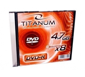 Diskas DVD-R Titanum 4.7GB, 8x, plona dėžutė (1)