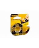 Lipni juostelė Scotch, 12mmx6,3m, dvipusė, skaidri, su laikikliu