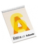 Bloknotas su spirale Esselte, A6/80, langeliais  0723-203