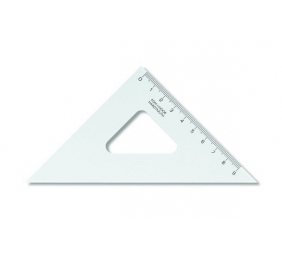Liniuotė-trikampis KOH-I-NOOR, plastikinis, 45/113 mm  1225-006